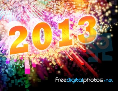 New Year 2013 Stock Image