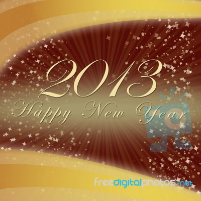 New Year 2013 Stock Image