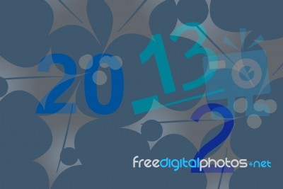 New Year 2013 Stock Image