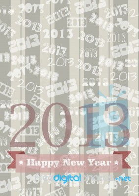 New Year 2013 Stock Image