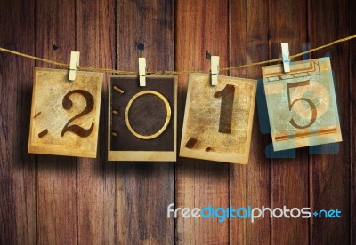 New Year 2015 Stock Photo