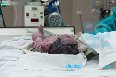 Newborn Stock Photo