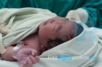 Newborn Stock Photo