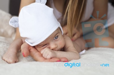 Newborn Stock Photo