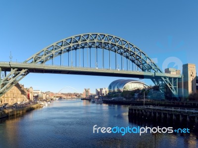 Newcastle Upon Tyne, Tyne And Wear/uk - January 20 : View Of The… Stock Photo