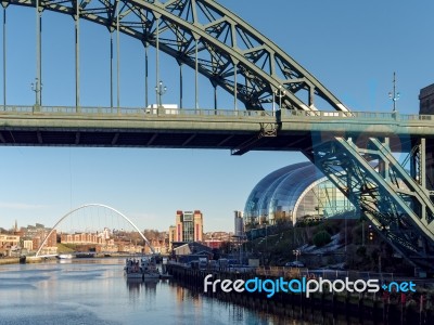 Newcastle Upon Tyne, Tyne And Wear/uk - January 20 : View Of The… Stock Photo