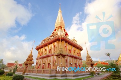 Nice Thai Buddhist Temple Stock Photo