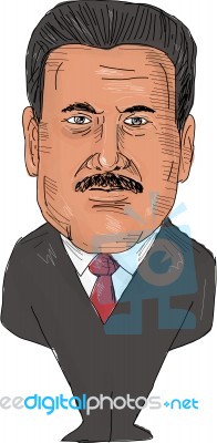 Nicolas Maduro President Venezuela Stock Image