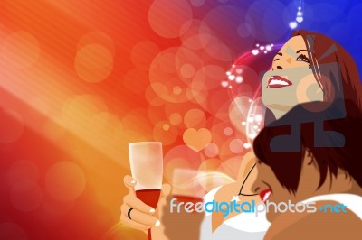 Night Club Drink Stock Image