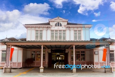 Nikko Train Station Stock Photo