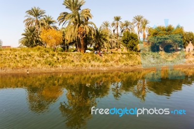 Nile Canal Stock Photo