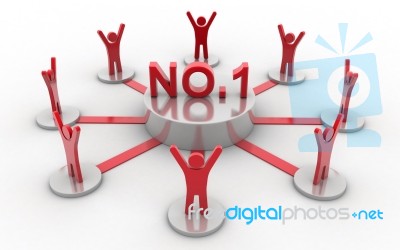 No 1 Business Network Stock Image