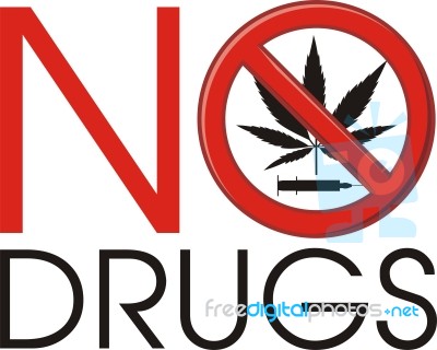 No Drugs Stock Image