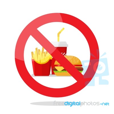 No Food Symbol Stock Image