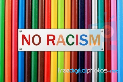 No Racism Stock Photo