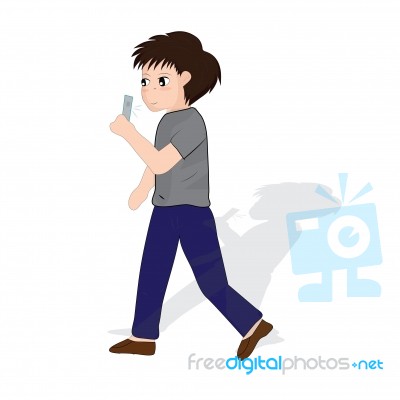 Nomophobia Stock Image