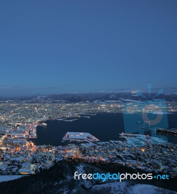 Nordic Harbor Stock Photo