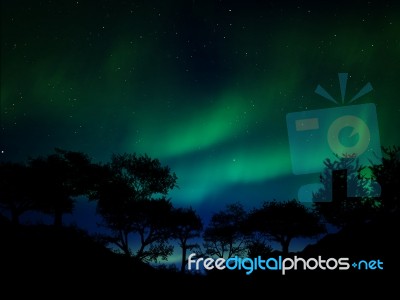 Northern Lights Stock Image