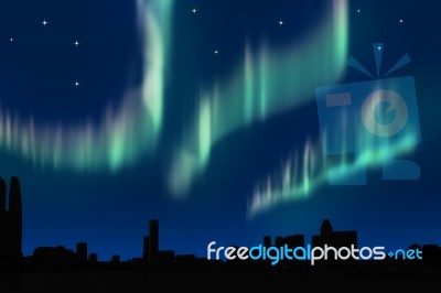 Northern Lights Stock Image