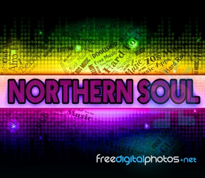 Northern Soul Shows American Gospel Music And Atlantic Stock Image