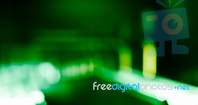 Norway Green Metro Transportation Bokeh Background Stock Photo