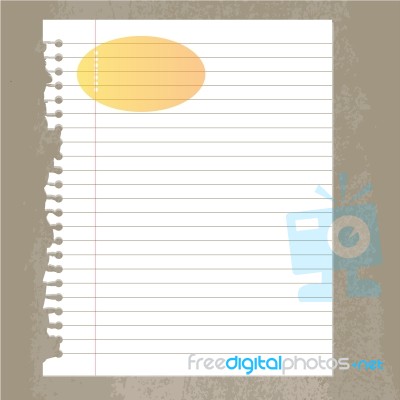 Note Paper On Grunge Background Stock Image