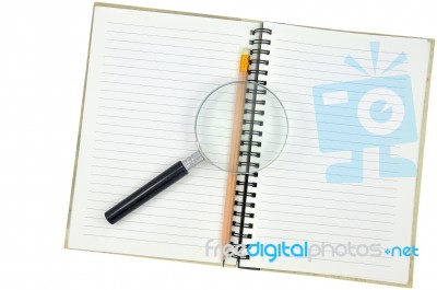 Notebook Stock Photo