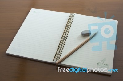 Notebook Stock Photo