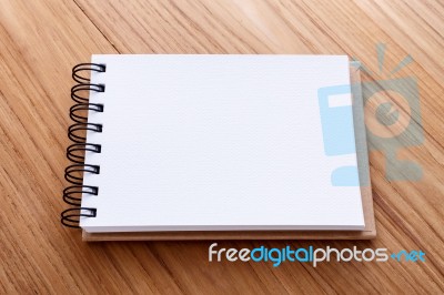 Notebook Closeup Paper Texture Stock Photo