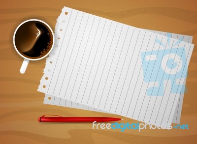 Notepaper Stock Image