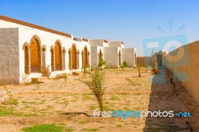 Nubian Village In Dongola, Sudan Stock Photo