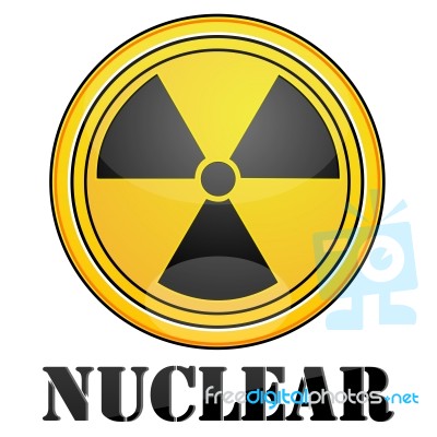 Nuclear Symbol Stock Image