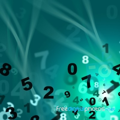 Numbers Mathematics Means Train Educate And Learned Stock Image