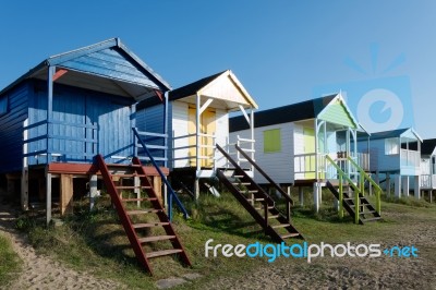 Nunstanton, Norfolk/uk - June 2 : Beach Huts At Hunstanton Norfo… Stock Photo