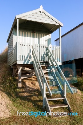 Nunstanton, Norfolk/uk - June 2 : Beach Huts At Hunstanton Norfo… Stock Photo