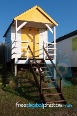 Nunstanton, Norfolk/uk - June 2 : Beach Huts At Hunstanton Norfo… Stock Photo