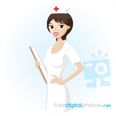 Nurse Portrait Stock Image - Royalty Free Image ID 100170413