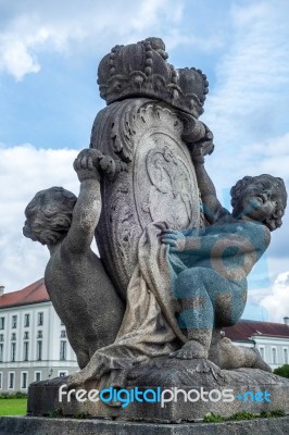 Nymphenburg Palace Near Munich Germany Stock Photo