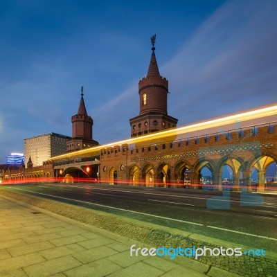 Oberbaum Bridge, Berlin, Germany Stock Photo