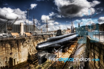 Ocelot Submarine Stock Photo