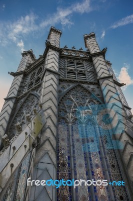 Octagon Tower At Ely Cathedral Stock Photo