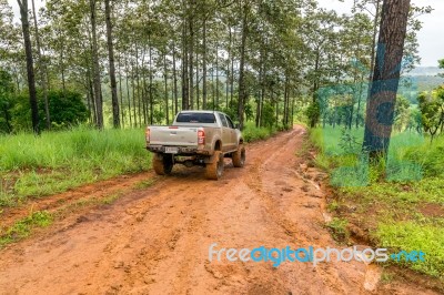 Off Road Pickup Truck Stock Photo