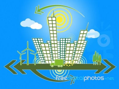 Office Buildings Represents Background Abstract And Cityscape Stock Image