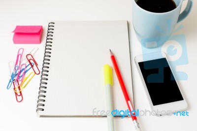 Office Desk Stock Photo