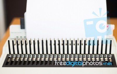 Office Equipment Bookbinding Stock Photo