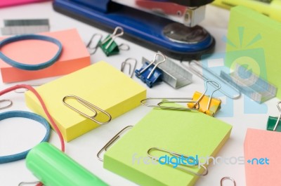 Office Supplies Stock Photo