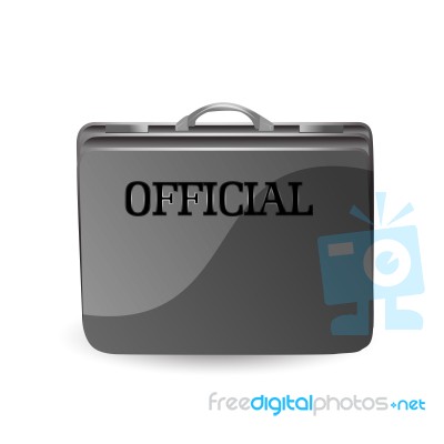 Official Briefcase Stock Image