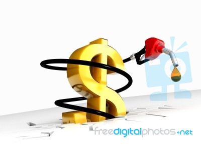 Oil Price Concept Stock Image