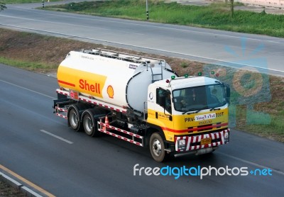 Oil Truck Stock Photo