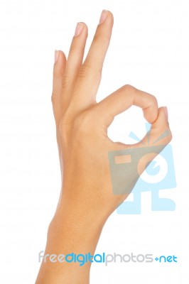 OK Sign Stock Photo